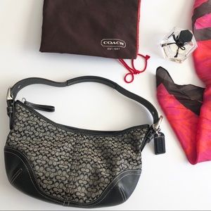 Authentic mini signature Coach Handbag